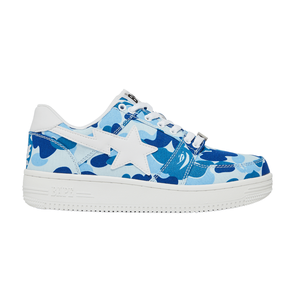 Bape Bapesta Low '20th Anniversary - Blue ABC Camo'