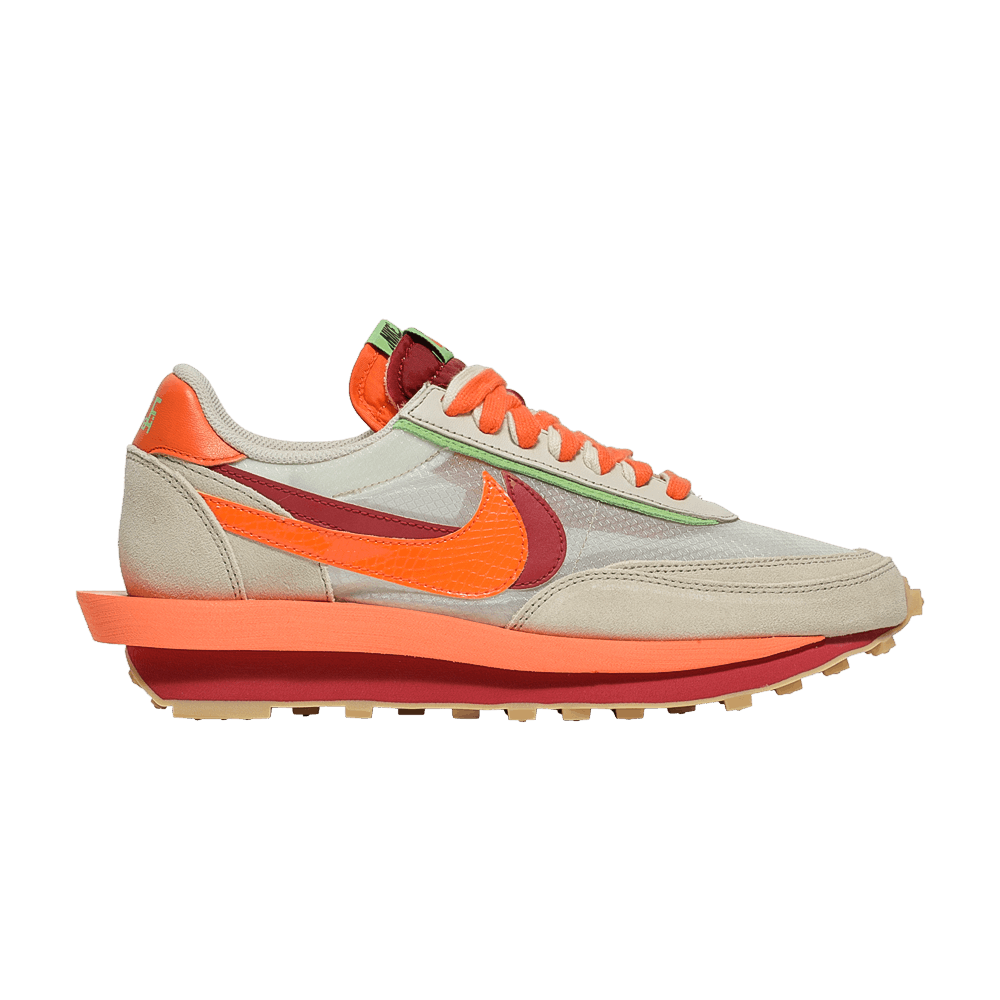 Nike sacai x Clot x LDWaffle 'Net Orange Blaze'