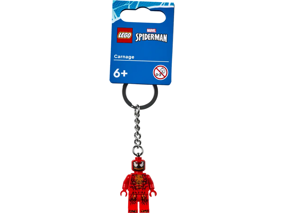 Lego X Spiderman Carnage Keychain