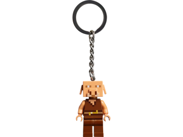 Lego X Minecraft Piglin Keychain