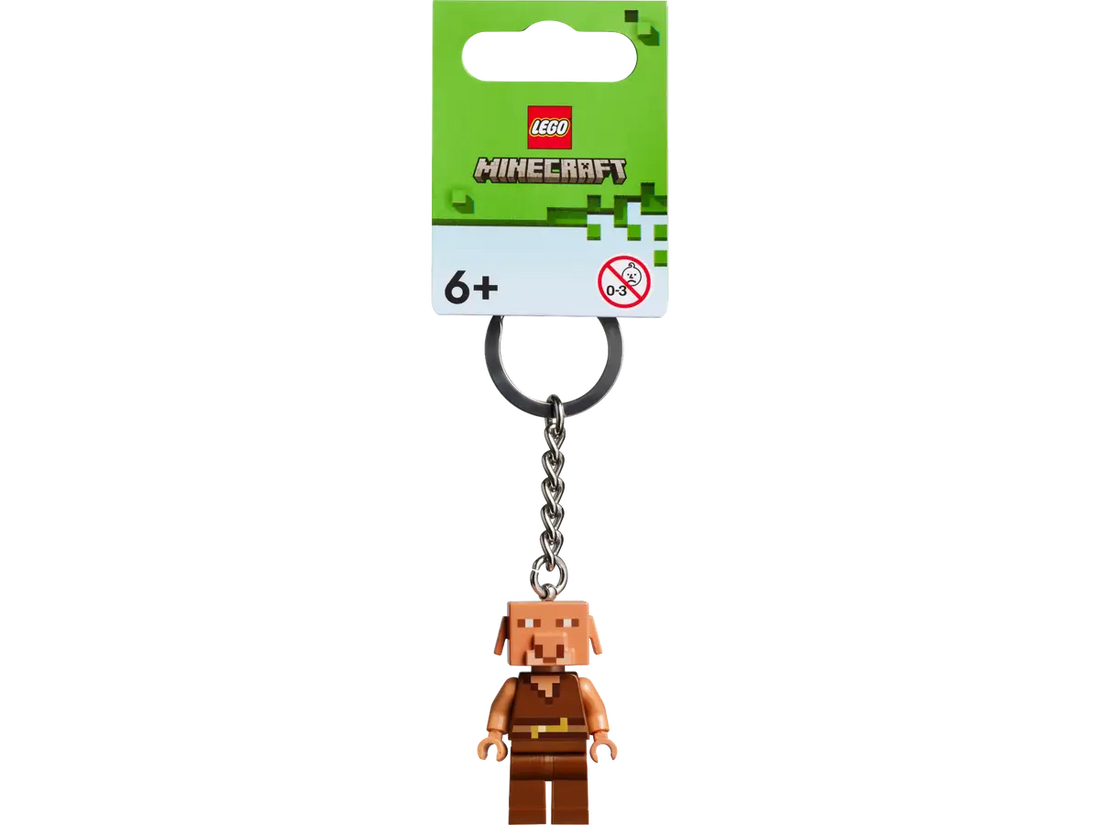 Lego X Minecraft Piglin Keychain