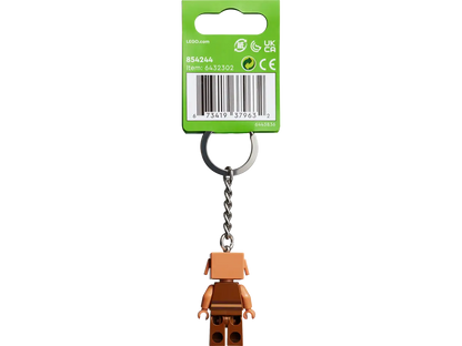 Lego X Minecraft Piglin Keychain