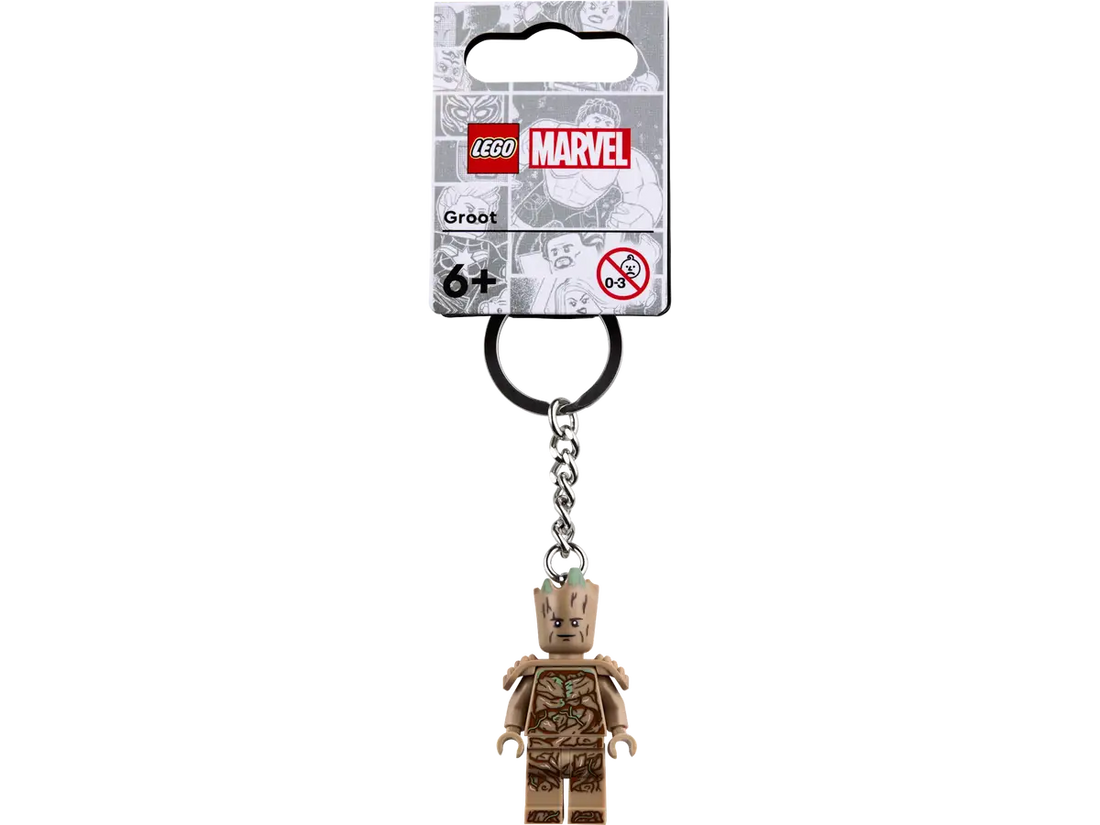 Lego X Marvel Groot Keychain