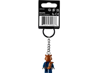 Lego X Marvel Rocket Raccoon Keychain