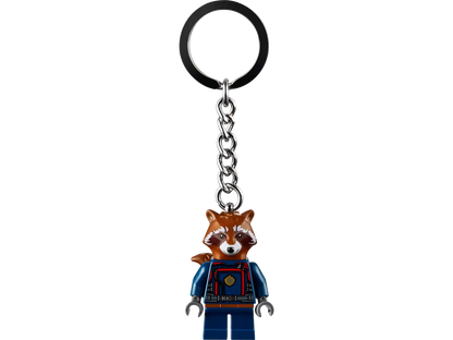 Lego X Marvel Rocket Raccoon Keychain