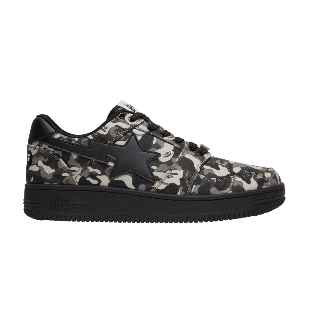 Bape Comme des Garçons x Bapesta Low 'Black Camo'