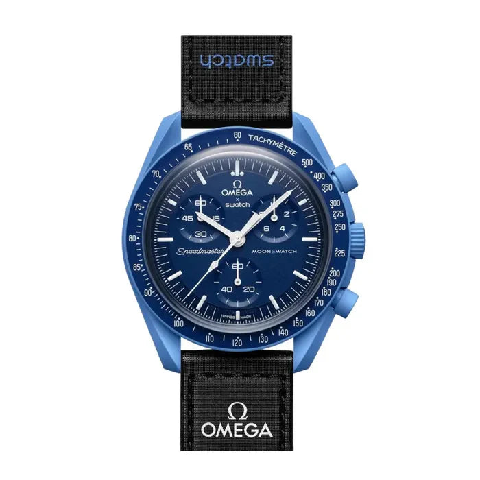 Swatch X Omega Bioceramic Moonswatch Mission to Neptune