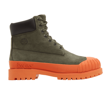 Timberland Bee Line x 6 Inch Premium Ruuber Toe Boot 'Dark Green Orange'