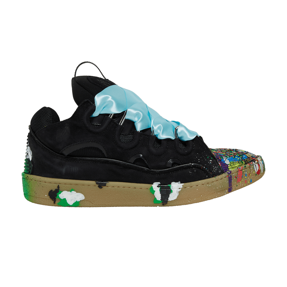 Lanvin Gallery Dept. x Lanvin Curb Sneakers 'Paint Drip - Black'