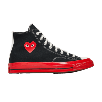 Converse Comme des Garçons Play x Chuck 70 High 'Black Red'