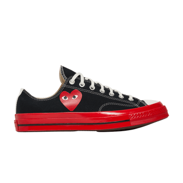 Converse Comme des Garçons Play x Chuck 70 Low 'Black Red'