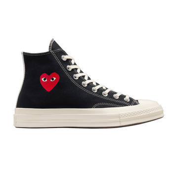 Converse Comme des Garçons PLAY x Chuck 70 High 'Single Heart - Black'