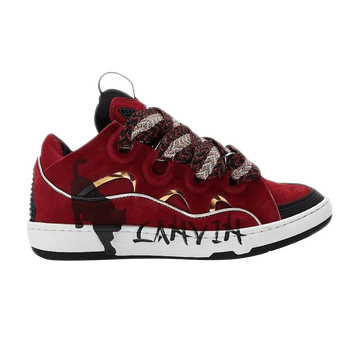 Lanvin Lanvin Curb Sneakers 'Red Gold'