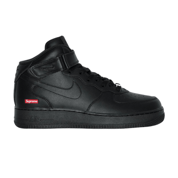 Nike Supreme x Air Force 1 Mid 'Box Logo - Triple Black'