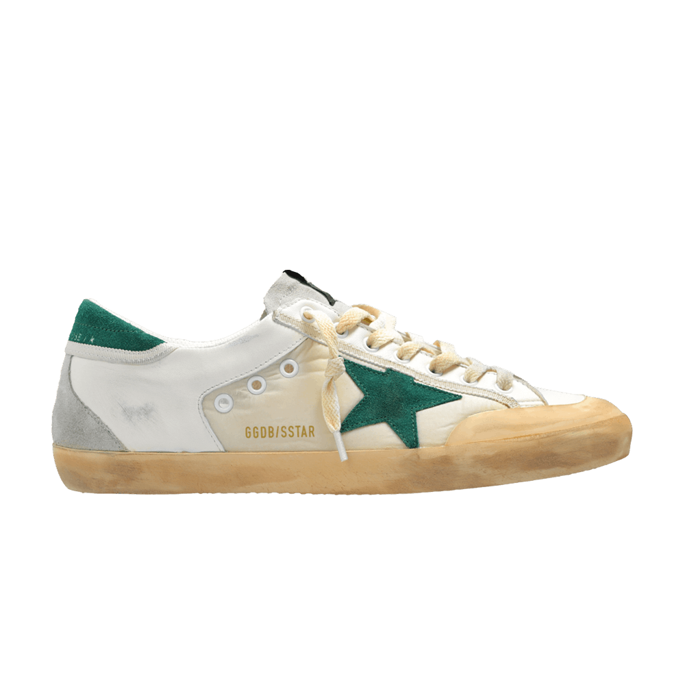 Golden goose Golden Goose Superstar 'Distressed Panelled - White Green Ice'
