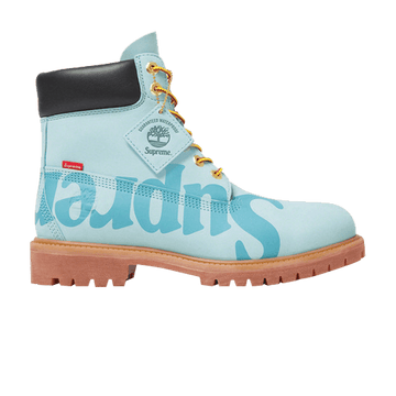 Timberland Supreme x 6 Inch Premium Waterproof Boot 'Big Logo - Light Blue'