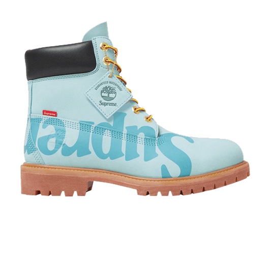 Timberland Supreme x 6 Inch Premium Waterproof Boot 'Big Logo - Light Blue'