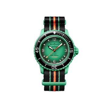 Swatch x Blancpain Bioceramic SCUBA Fifty Fathoms Indian Ocean