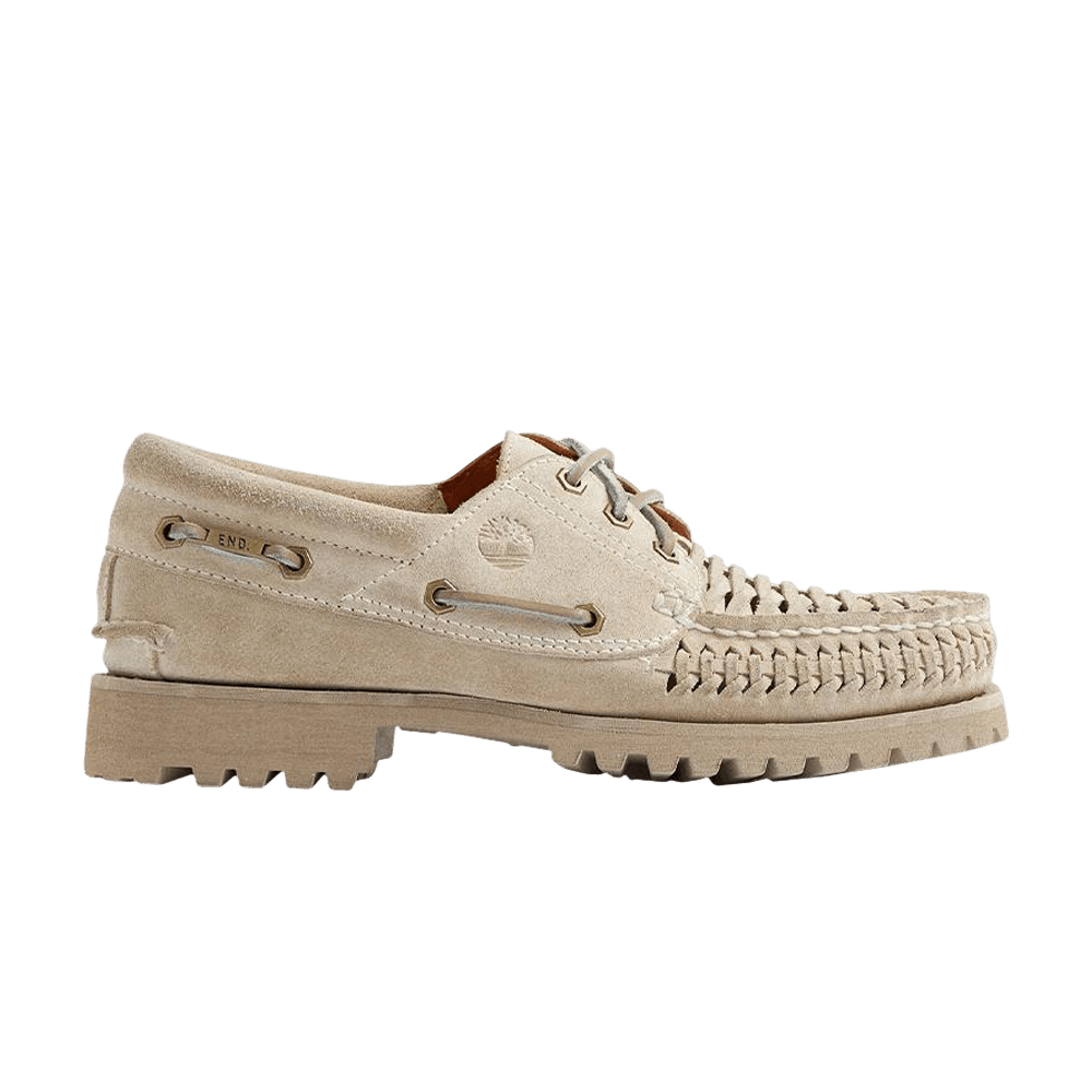 Timberland END. x 3-Eye Classic Lug Boat 'White Suede'