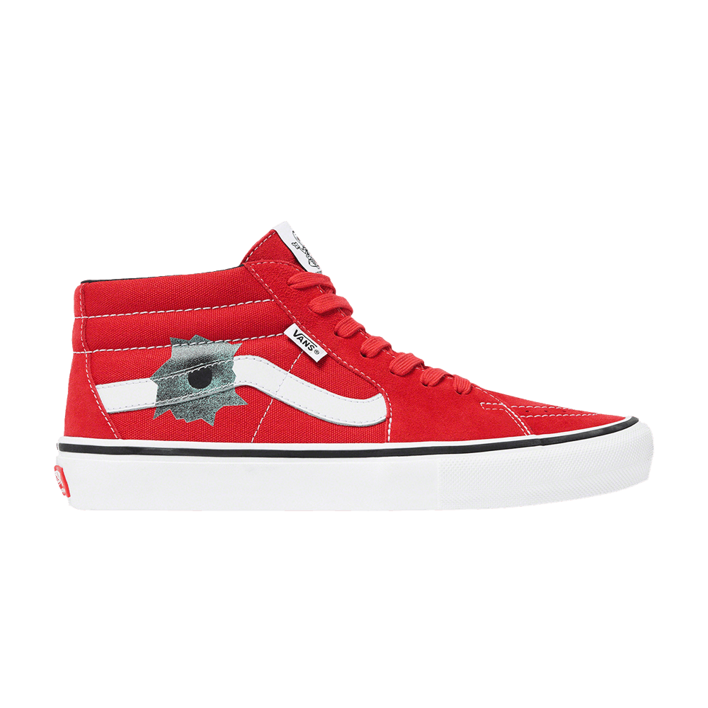 Supreme x Nate Lowman x Skate Grosso Mid 'Red'
