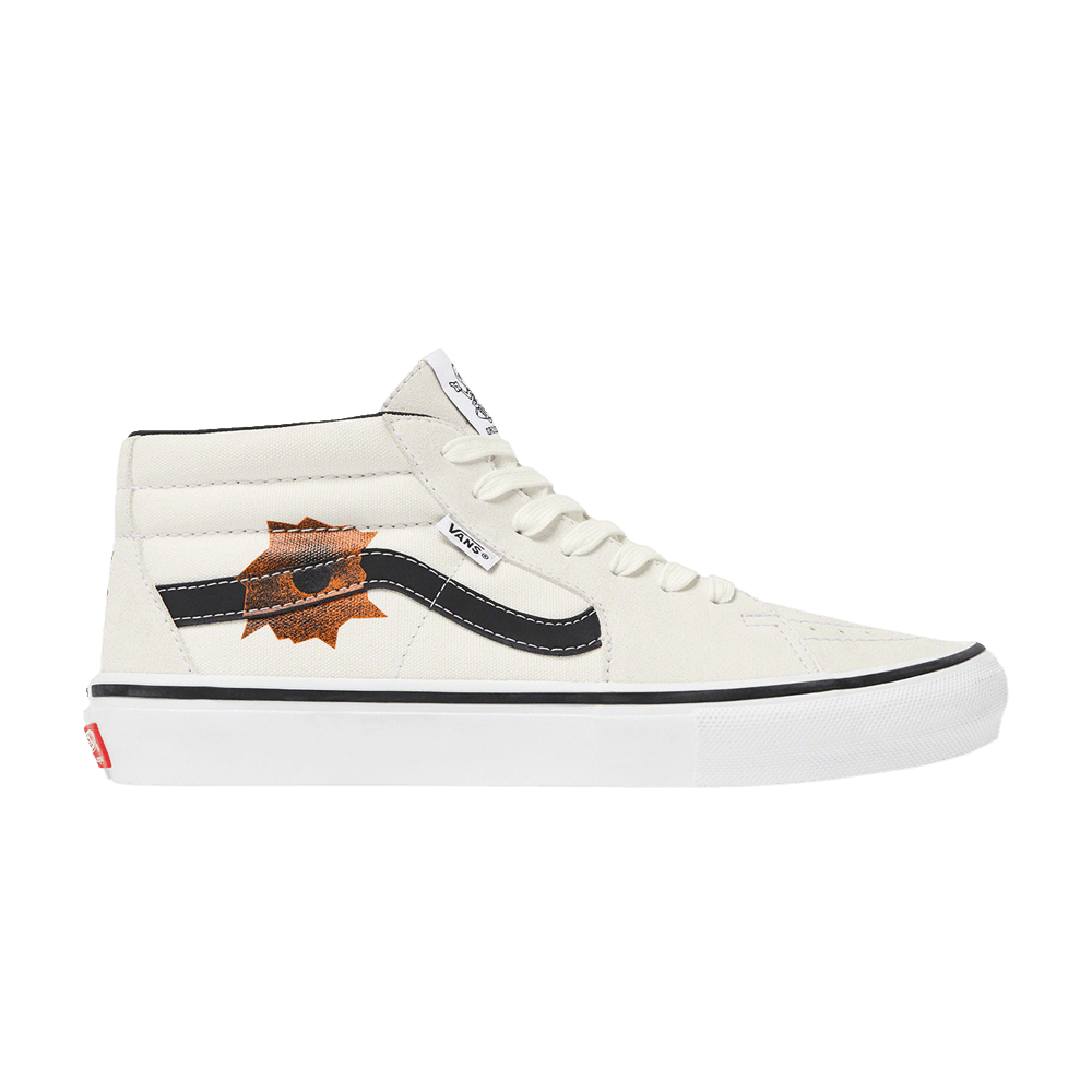 Supreme x Nate Lowman x Skate Grosso Mid 'Cream'