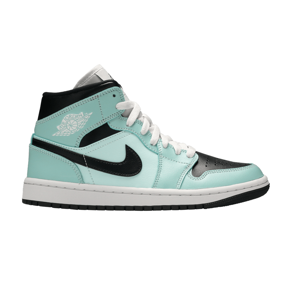 Wmns Air Jordan 1 Mid 'Aqua Black'