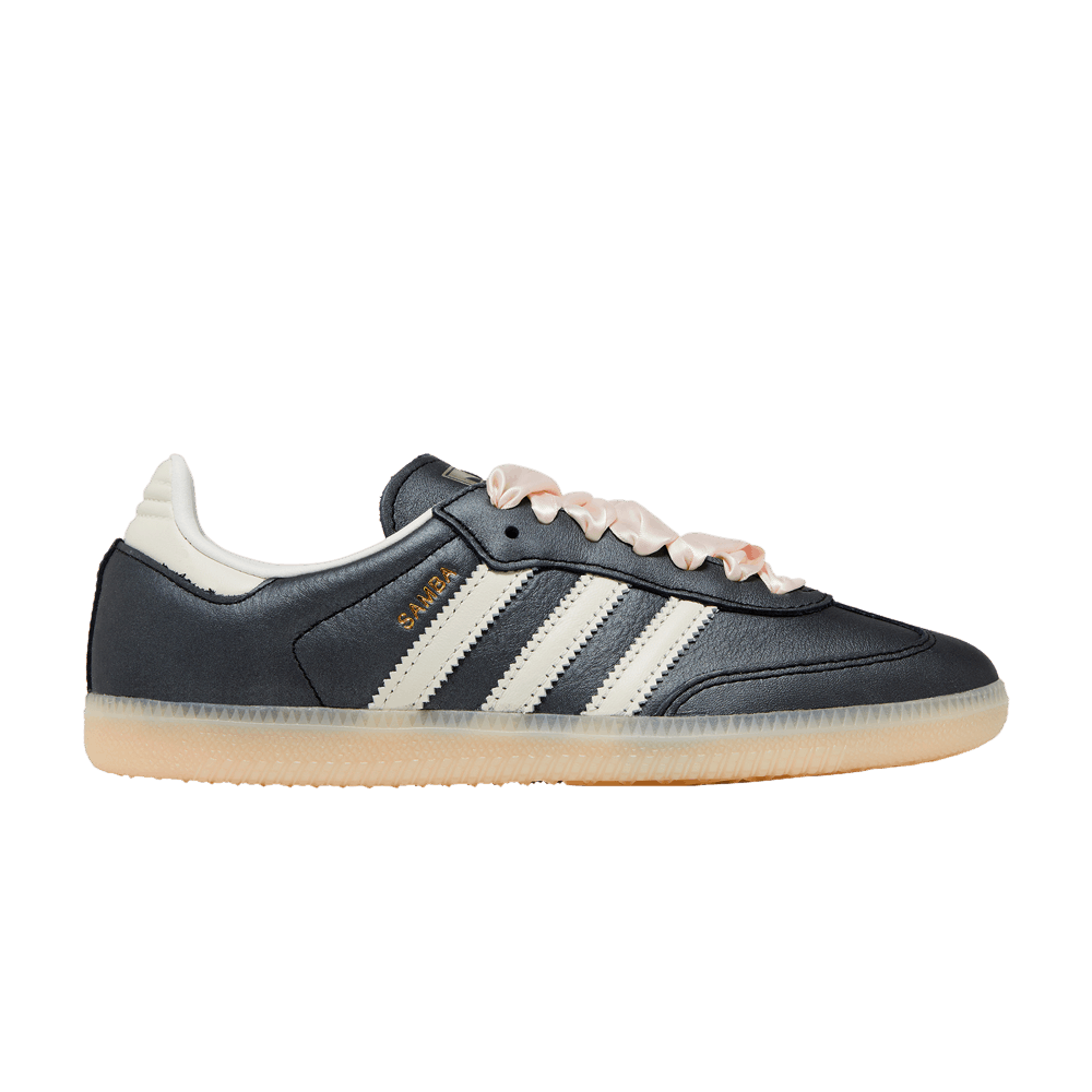 Wmns Samba 'Black Wonder Quartz Ribbon Laces'