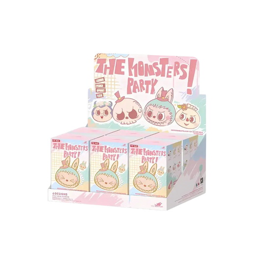 Labubu The Monsters Party Series Reversible Plush Doll Sealed Case (6 Blind Box)
