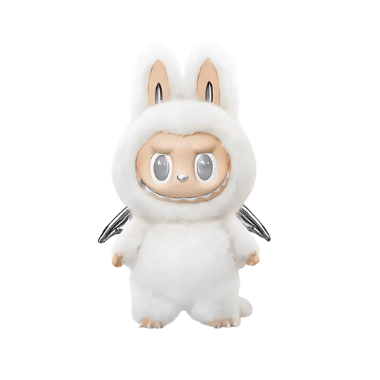 The Monsters Labubu Zimomo Angel in Clouds Figure + Tote Bag