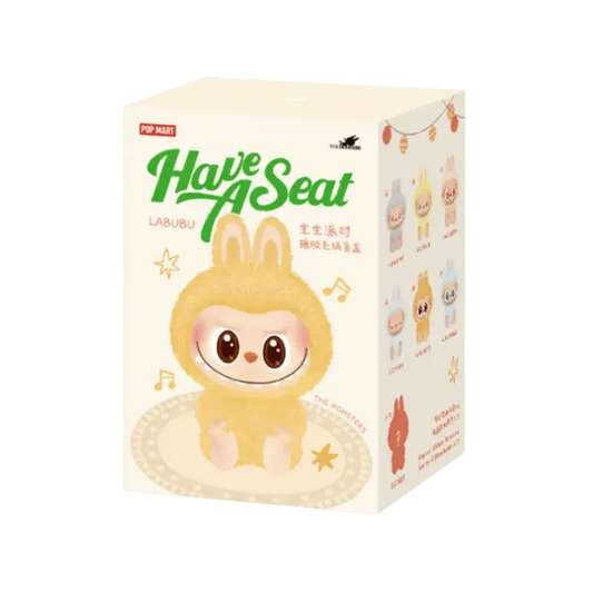 Labubu The Monsters Have a Seat Vinyl Plush Sealed Case Pack of 1