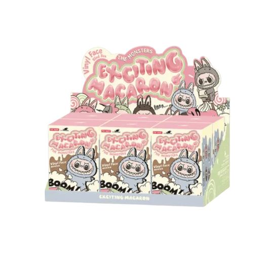 Labubu The Monsters Exciting Macarons Vinyl Face Sealed Case (6 Blind Boxes)