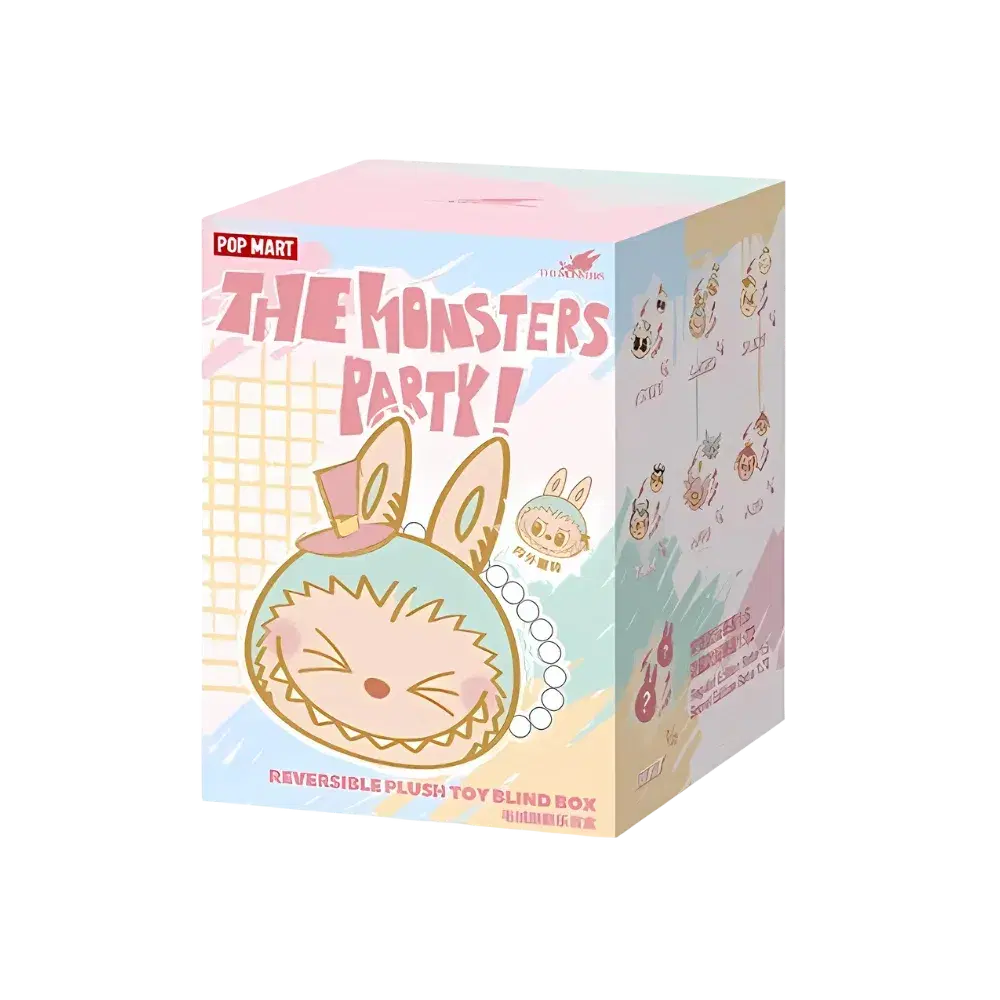 Labubu The Monster Party Series Reversible Plush Doll Blind Box