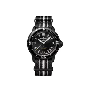 Swatch X Blancpain Bioceramic Fifty Fathoms Ocean of Stroms